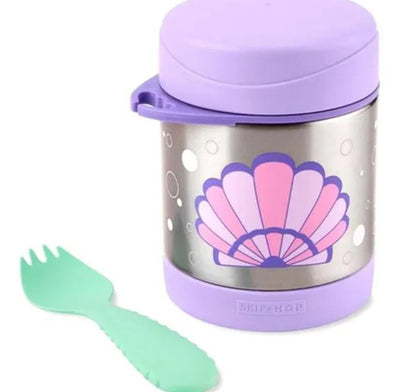 Tarro de Comida Térmico Skip Hop Spark 9Q336310 - Contenedor de Acero Inoxidable Diseño Seashell