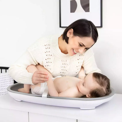 Ubbi Cambiador de Espuma Premium - Diseño Ergonómico (Gris)