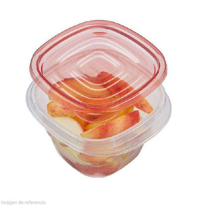 Set 5 Contenedores Rubbermaid TakeAlongs 0.5L (2.1 Tazas) – Rectangular