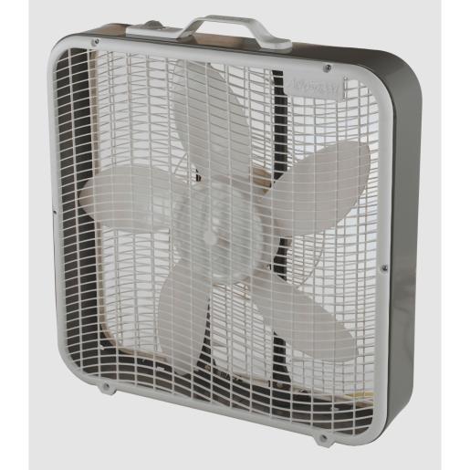 VENTILADOR PISO 20" CUADRADO BLANCO