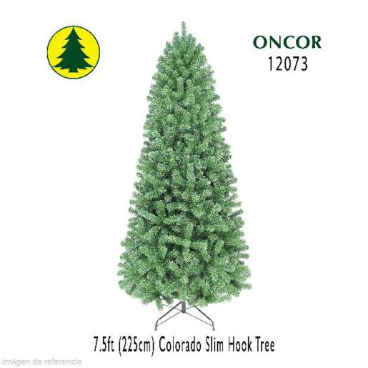 ARBOL 7.5' CON 1,040 RAMAS BASE METAL