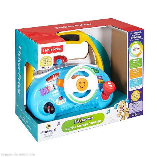 FISHER PRICE RIE Y APRENDE PERRITO MANEJ