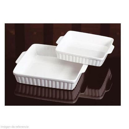 PORCELAIN BAKING MOULD SQUARE 10