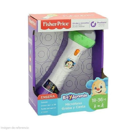 FISHER PRICE MICROFONO RIE Y APRENDE A G