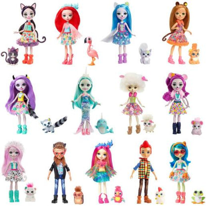 ENCHANTIMALS DOLL WITH ANIMALS
