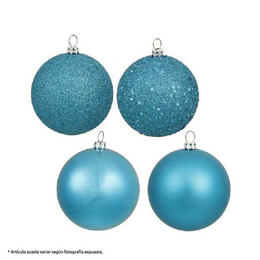 NAV. SET 4 BALLS 100MM DEC. BLUE