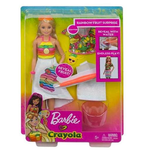 BARBIE + CRAYOLA SORPRESA DE FRUTAS