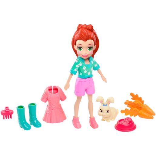 POLLY POCKET LILA Y SU CONEJITO