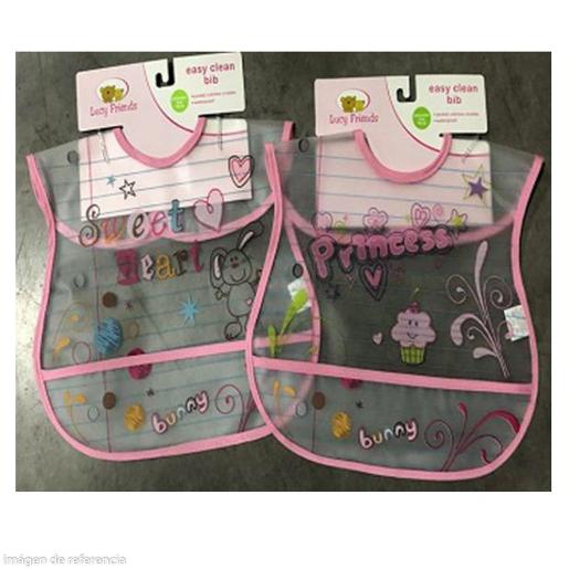 PLASTIC BIB ASSORTED COLORS