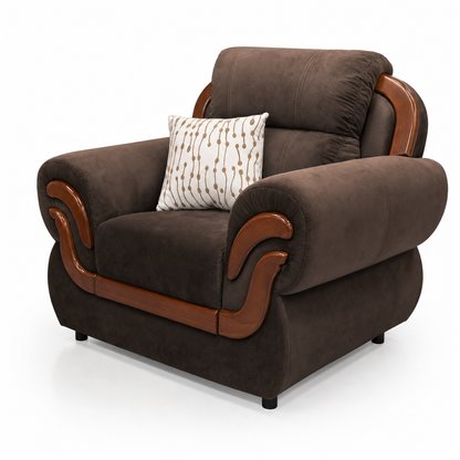 CANADA 3-PIECE LIVING ROOM SET DARK BROWN