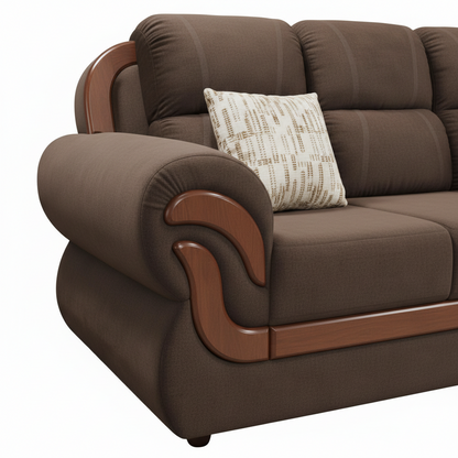 CANADA 3-PIECE LIVING ROOM SET DARK BROWN