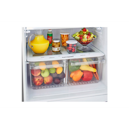 21' SMART INVERTER STEEL REFRIGERATOR 
