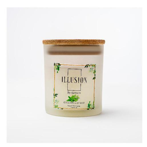 VELA AROMATICA ILLUSION 6 OZ MENTA EUCAL