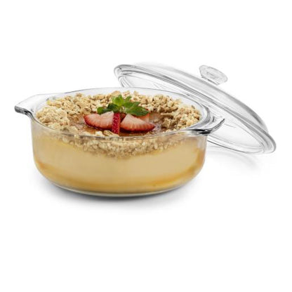 CACEROLA C/TAPA DE VID. 948ML