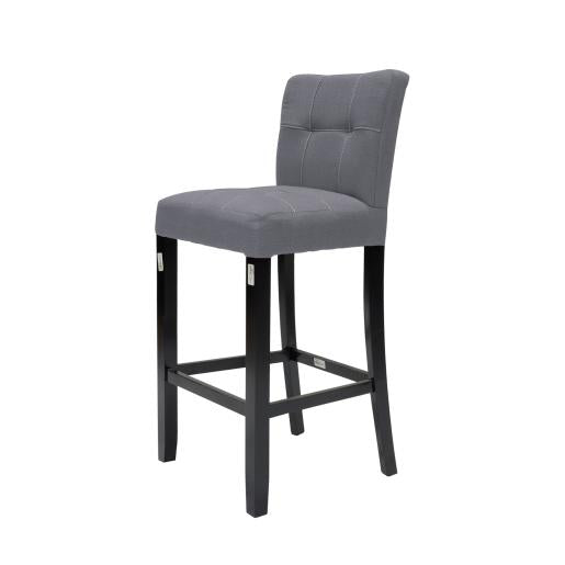 SILLA DE BAR GRIS