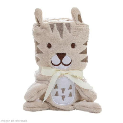 SOFT BLANKET WITH ASSORTED ANIMALS