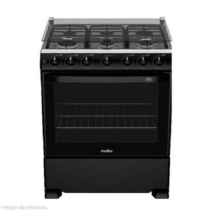 GAS STOVE 30 6 BURNING BLACK CAPELLO