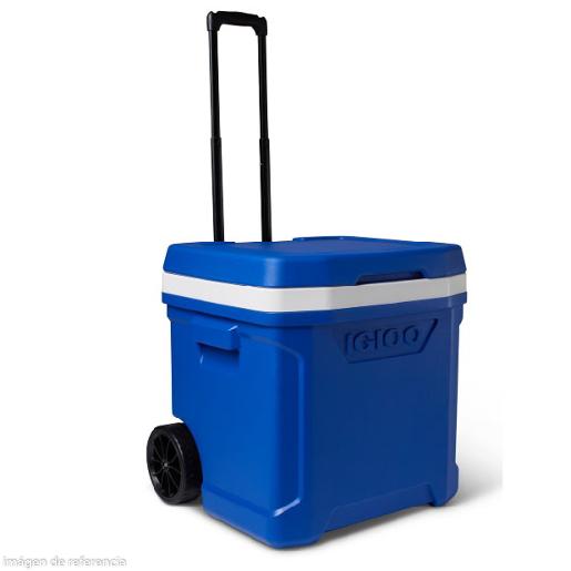 HIELERA INSULADA 60QT C/RUEDAS AZUL