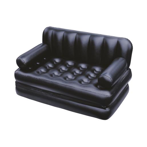 SILLON INFLABLE 2 EN 1 NEGRO