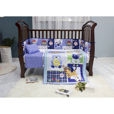 SET D/CUNA LUXE 5PZS DEPORTES AZUL