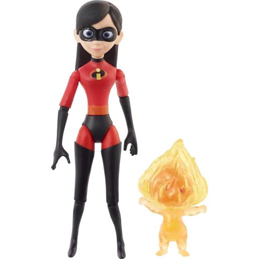 LOS INCREIBLES FIGURA VIOLETA Y JACK JAC