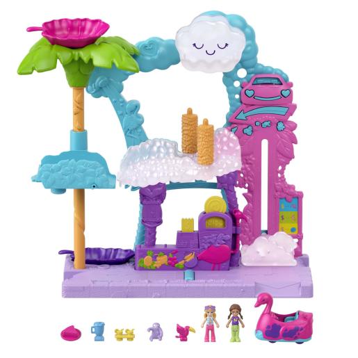 POLLY POCKET POLLYVILLE AUTO-LAVADO