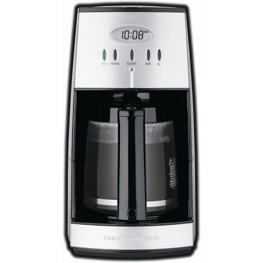 12-CUP PROGRAMMABLE SILVER COFFEE MACHINES
