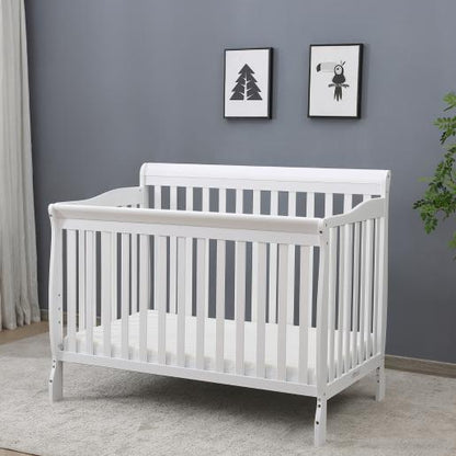 PARIS 2-IN-1 WHITE CRIB