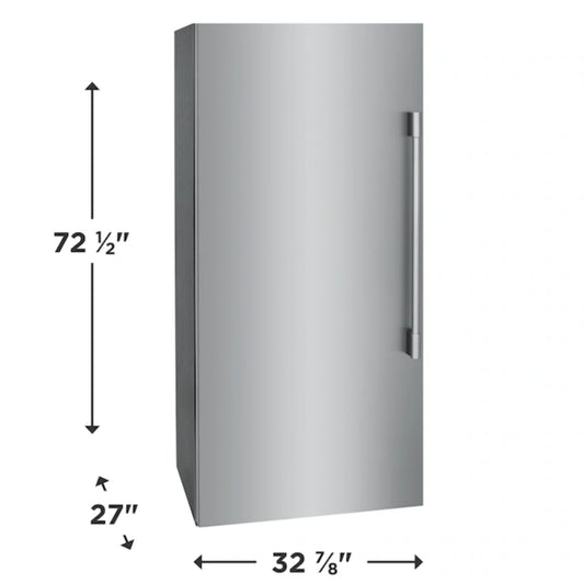 19' TWIN PROFESSIONAL STEEL FREEZER 