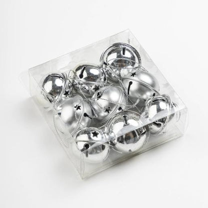 NAV. SET 9 PCS PELOTAS 3 CM PLATEADO