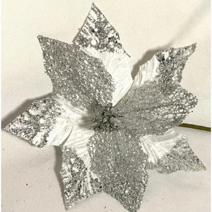 NAV. FLOWER 26 CM GREY WITH FROST