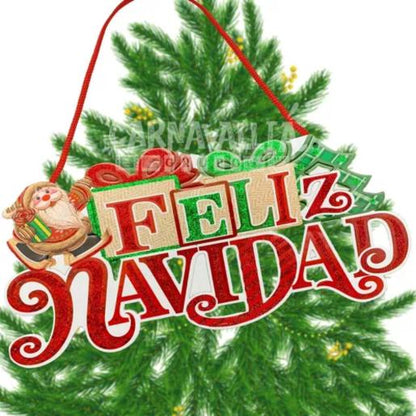 NAV. MERRY CHRISTMAS PENDANT 44*18