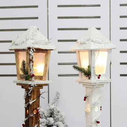 NAV. WOODEN LIGHT POST 60CM