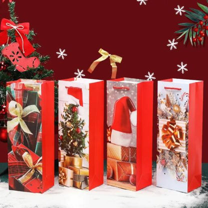 NAV. GIFT BAG FOR WINE 12X35X9CM
