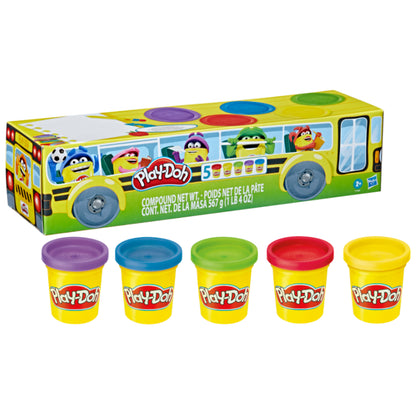 PLAYDOH REGRESO A CLASES 5 PACK
