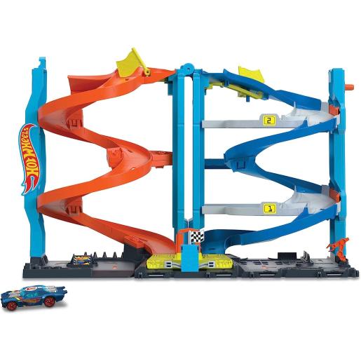 HOTWHEELS CITY PISTA TORRE DE CARRERAS