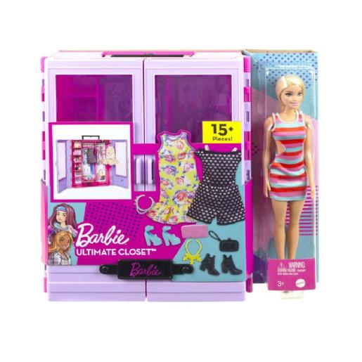 BARBIE CLOSET DE LUJO CON MUÑECA