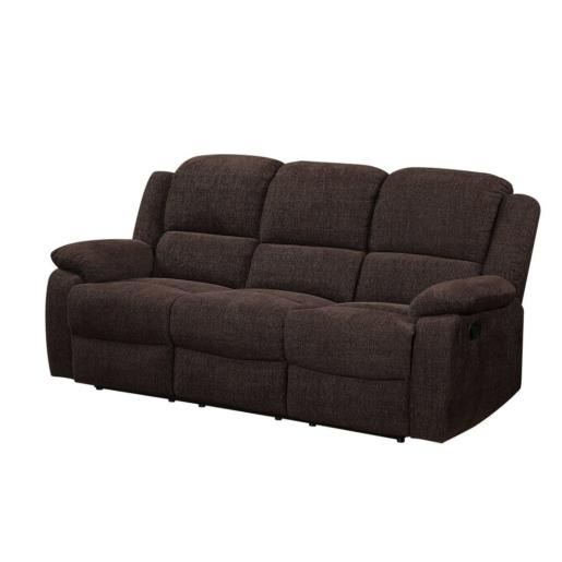 SILLON RECLINABLE KALEN 3 PERS. CAFÉ