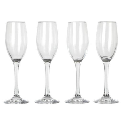 SET OF 4 CHAMPAGNE GLASSES 6.1 OZ