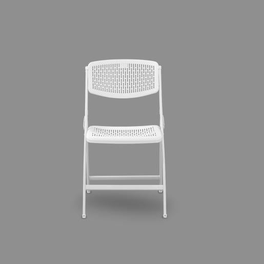 SILLA PLEGABLE BLANCA