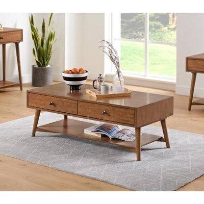 MCM COFFEE TABLE WITH 2 GAV. CF