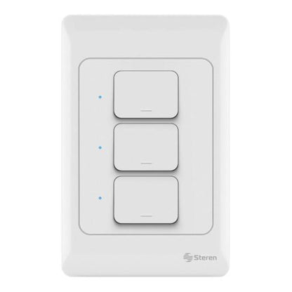 TRIPLE APAGADOR WIFI DE PARED