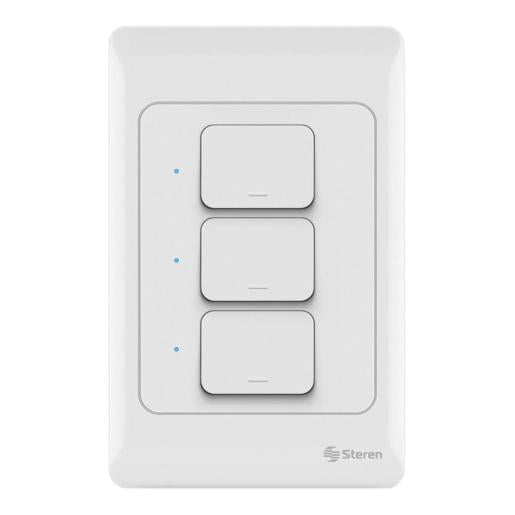 TRIPLE APAGADOR WIFI DE PARED