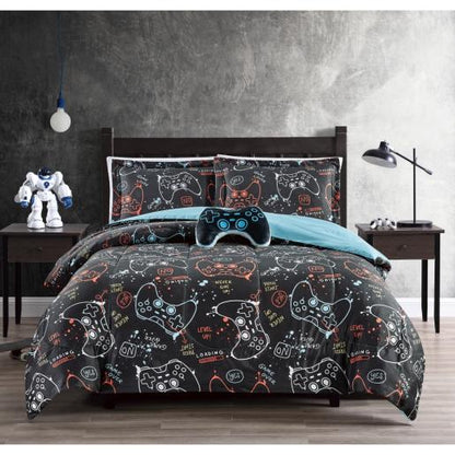 3-Piece Duvet Cover Set, Gamer 1