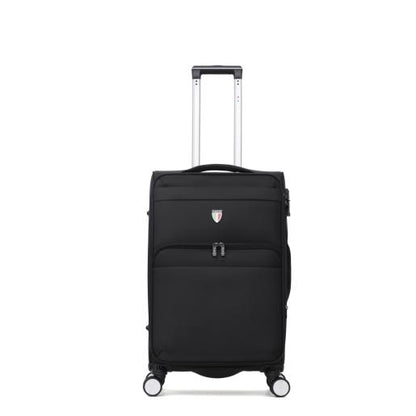 MALETA MENORI 8 RUEDAS 24  NEGRO