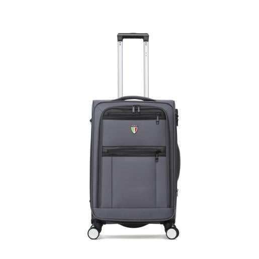 MALETA TURISTA 8 RUEDAS 20" GRIS