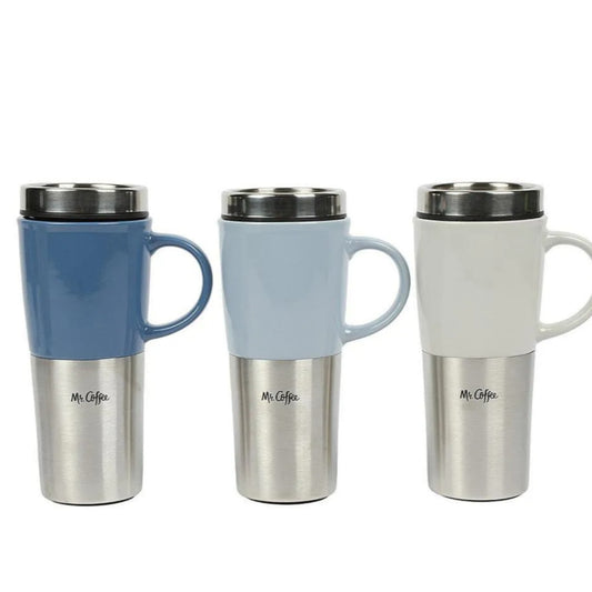 MR.TRAVERTINE THERMAL MUG 16OZ SURT.
