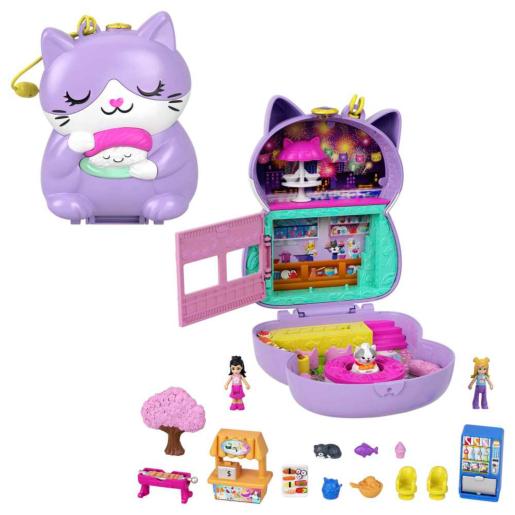 POLLYPOCKET PLAYSET FORM D/GATO 2 MU�ECA