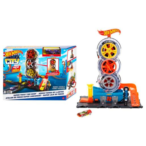 HOTWHEELS CITY SUPER TWIST LLANTERA