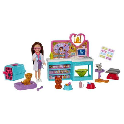 BARBIE CHELSEA VETERINARIA PLAYSET